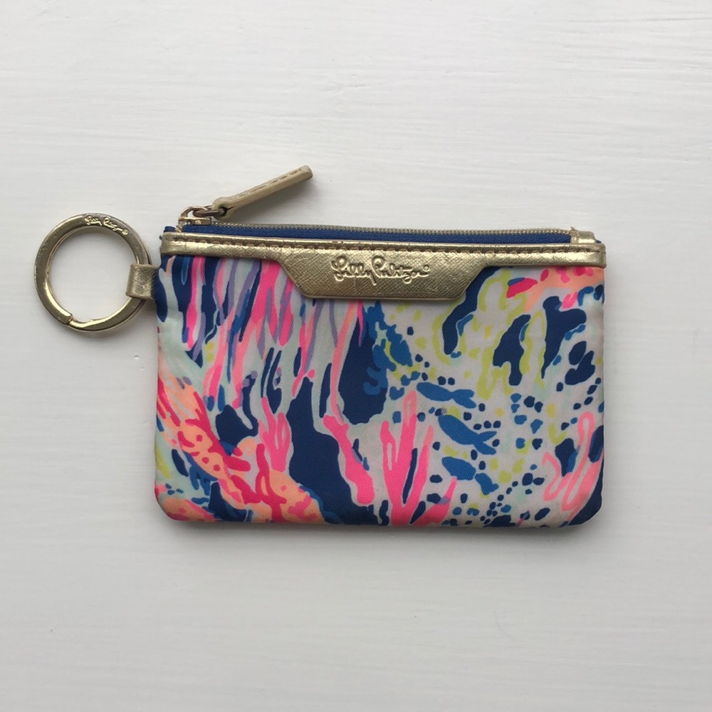 Lilly Pulitzer key chain wallet
